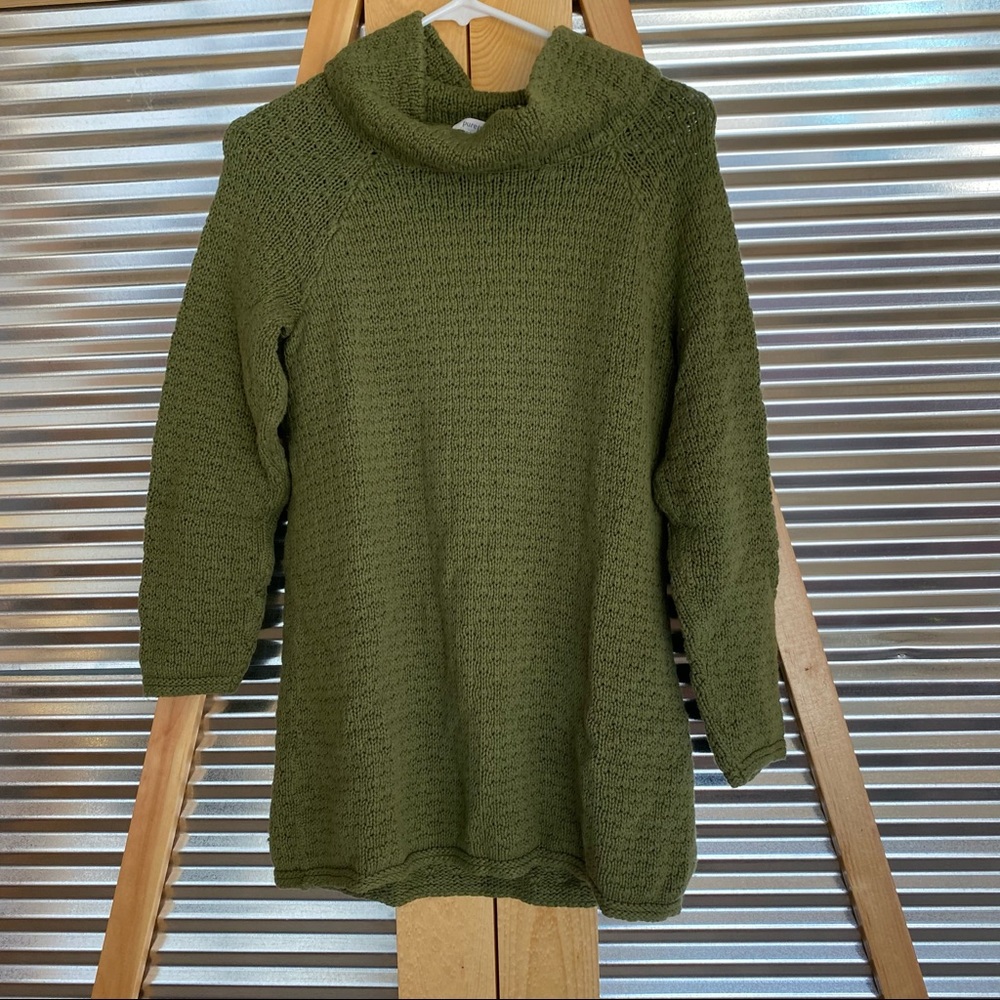 PURE JILL GREEN SWEATER